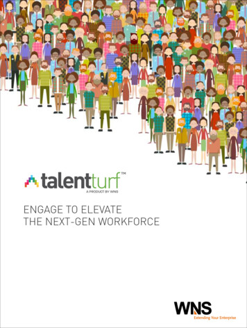 Engage To Elevate The Next-gen Workforce - Wns