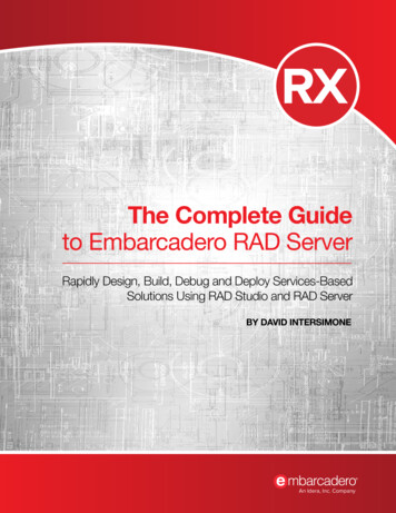 The Complete Guide To Embarcadero RAD Server