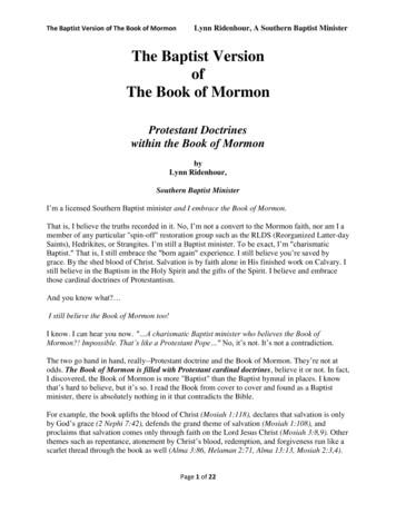 The Baptist Version Of The Book Of Mormon - Cbrb.weebly 