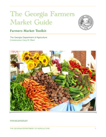 The Farmers Market Guide - Georgia Department Of Agriculture