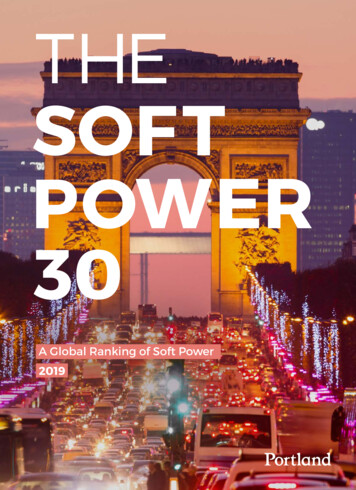 A Global Ranking Of Soft Power