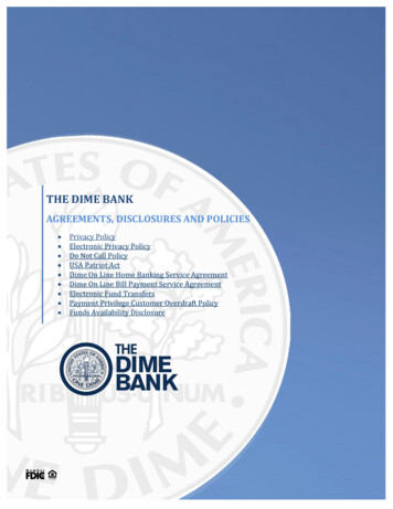 THE DIME BANK - Carnegie Mellon University
