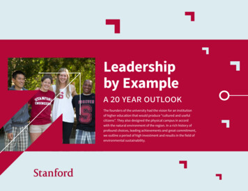 Leadership By Example - Sustainable Stanford