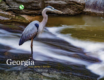 Georgia 2021 Impact Report - Nature 