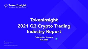 TokenInsight 2021 Q3 Crypto Trading Industry Report