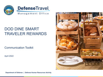 Dod Dine Smart Traveler Rewards