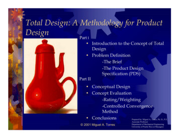 Total Design: A Methodology For Product Design