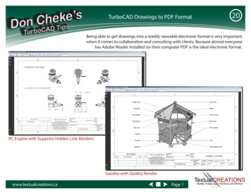 TurboCAD Drawings To PDF Format - Textual Creations