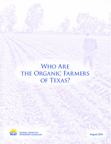 Who Are The Organic Farmers Of Texas? - ATTRA