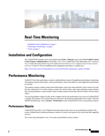 Real-TimeMonitoring - Cisco 