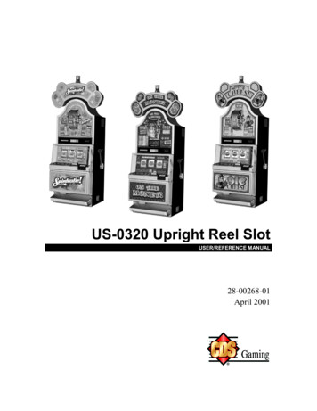US-0320 Upright Reel Slot - Slot Tech Forum