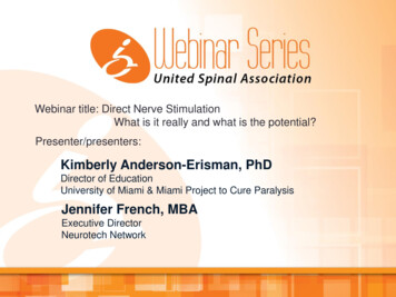 Kimberly Anderson-Erisman, PhD - United Spinal Resources