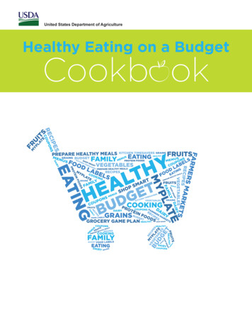 United States Department Of Agriculture Healthy Eating On A Budget