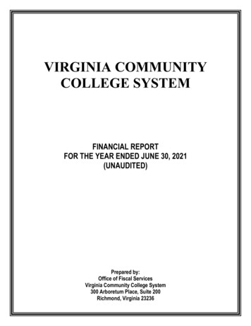 Virginia Community College System - Vccs