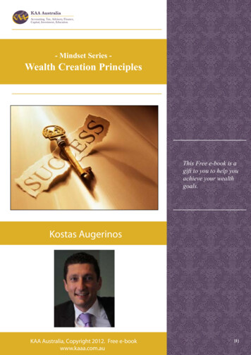 - Mindset Series - Wealth Creation Principles The Power Of Wealth Creation