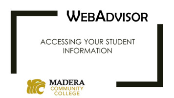 WebAdvisor - Madera College