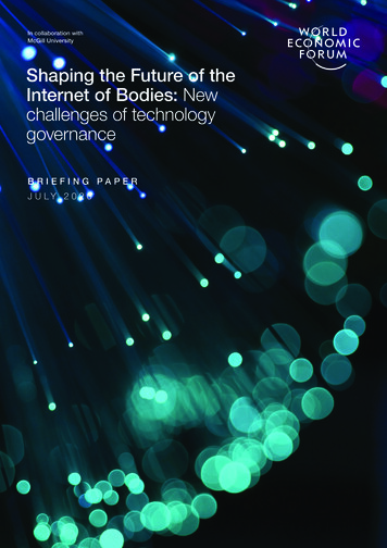 Shaping The Future Of The Internet Of Bodies: New Challenges Of .