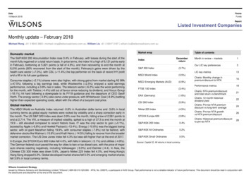 Monthly Update February 2018 - Wilson Asset Management