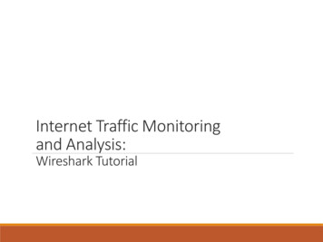 Internet Traffic Monitoring And Analysis - LAAS-CNRS