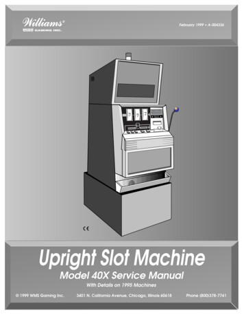 Upright Slot Machine - AZSlot 