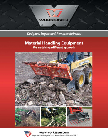 Material Handling Equipment - JSWoodhouse 