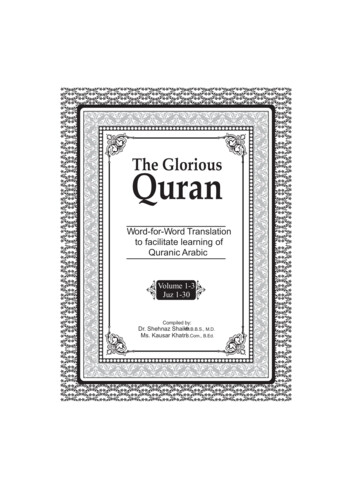 The Glorious Quran - Internet Archive