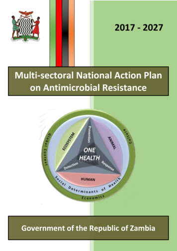 Multisectoral National Action Plan On Antimicrobial Resistance