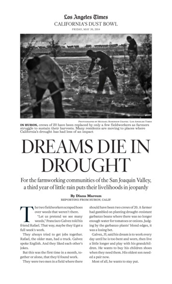 Photographs By Michael Robinson Chavez / Los Angeles Times DREAMS DIE .