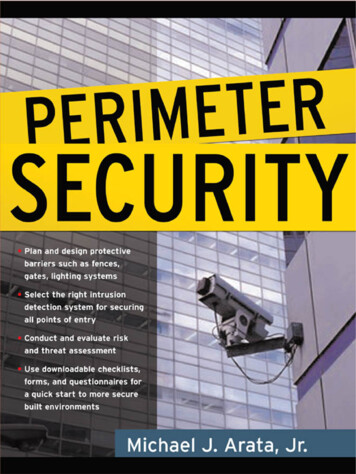 Perimeter Security - Global Interagency Security Forum