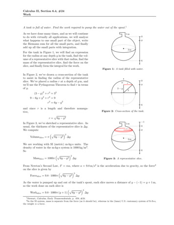 Calculus II, Section 6.4, #24 Work - Santiago Canyon College