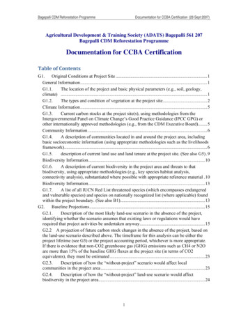 070928 CCBA Documentation - ADATS