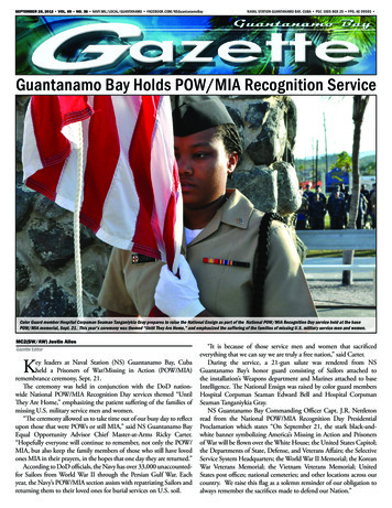 Guantanamo Bay Holds POW/MIA Recognition Service