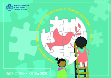 Wagggs World Thinking Day 2021 Amge Ourne Mondiale De La Pense 2021 .