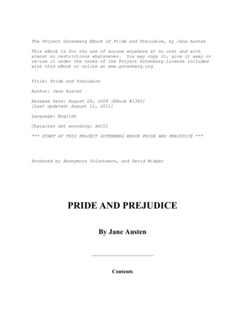 Pride And Prejudice - Ucm