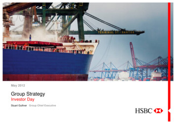 Group Strategy - Investor Day - HSBC