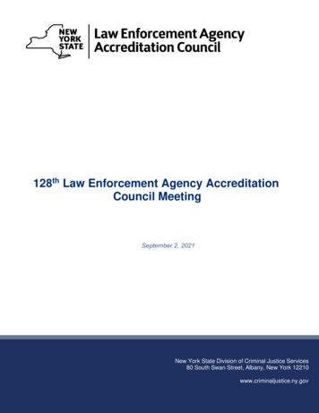Th Law Enforcement Agency Accreditation Council Meeting