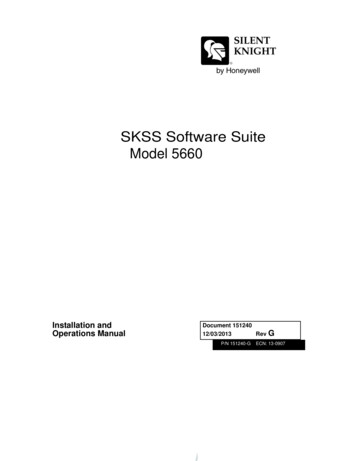 SKSS Software Suite Model 5660 - Honeywell