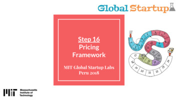 Framework Pricing Step 16 - Gsl-archive.mit.edu