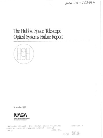 Hubble Telescope ODtid Failure Rewrt - NASA