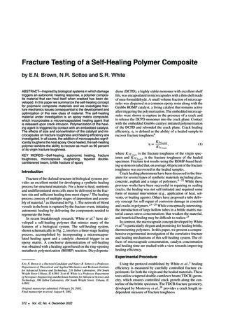 Fracture Testing Of A Self-Healing Polymer Composite