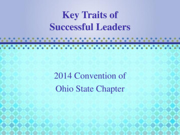 Key Traits Of Successful Leaders - Ohiopeo 