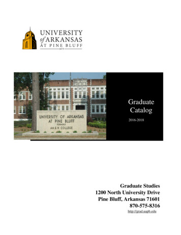 GRADUATE - University Of Arkansas At Pine Bluff