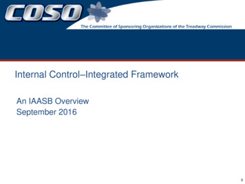 Internal Control Integrated Framework - IFAC