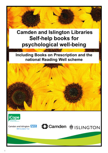 Camden And Islington Libraries Self Help Books For Psychological Well Being