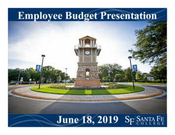 Employee Budget Presentation - Sfcollege.edu