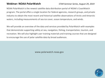 Webinar: NOAA PolarWatch