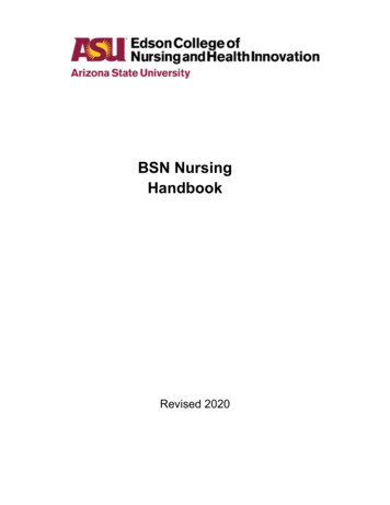 BSN Nursing Handbook 2020