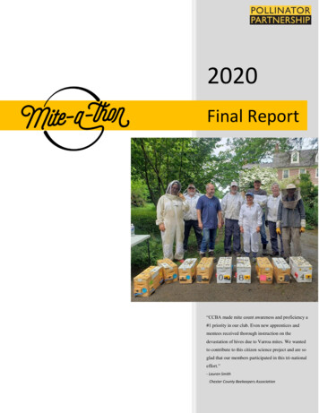 Final Report - Pollinator Partnership