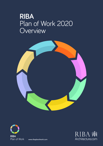 RIBA Plan Of Work 2020 Overview