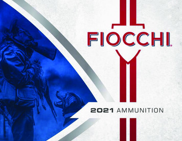 2021 AMMUNITION - Fiocchiusa 